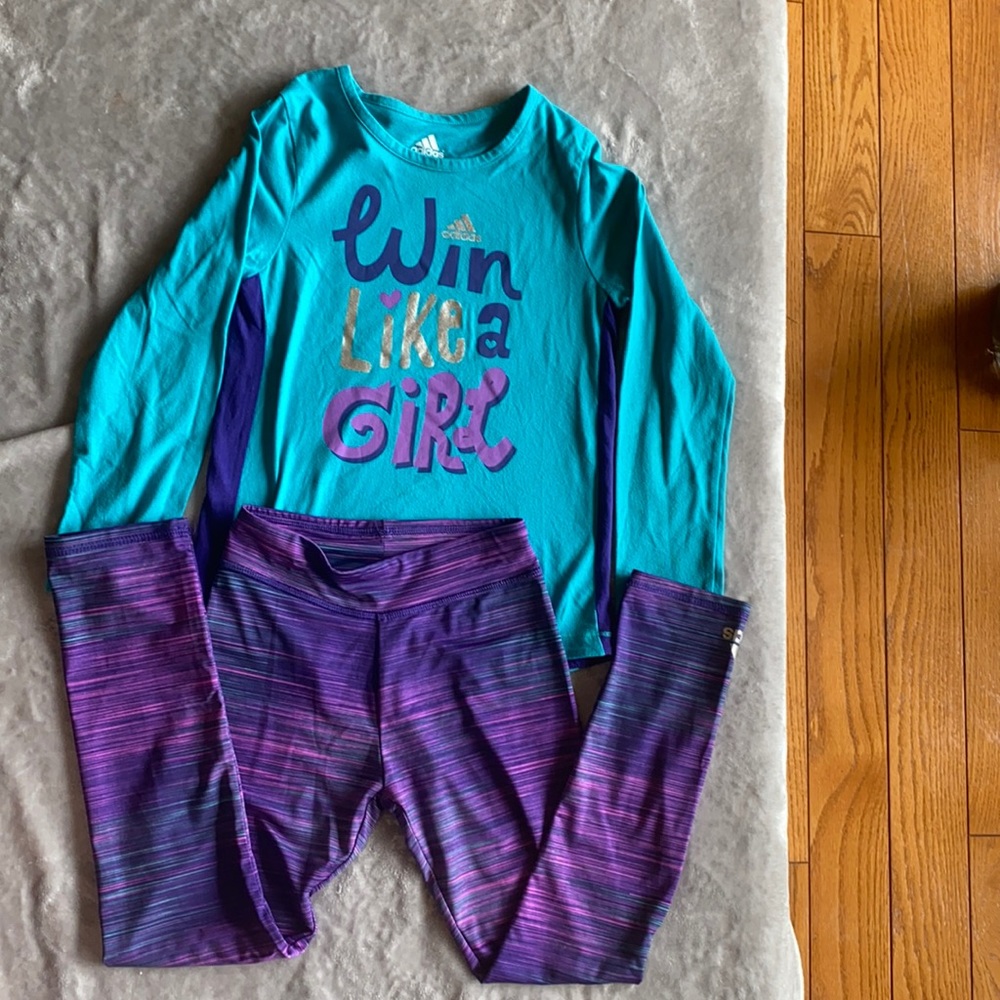 GIRLS ADIDAS OUTFIT